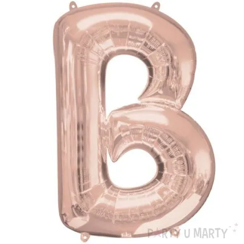 balon foliowy litera b szampanski amscan 32 ltr