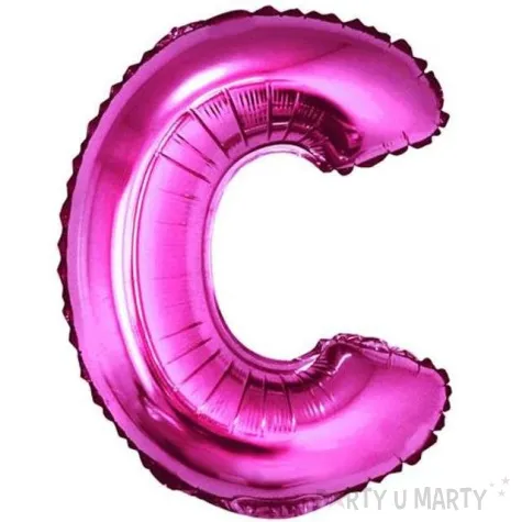 balon foliowy litera c rozowy godan 14 ltr