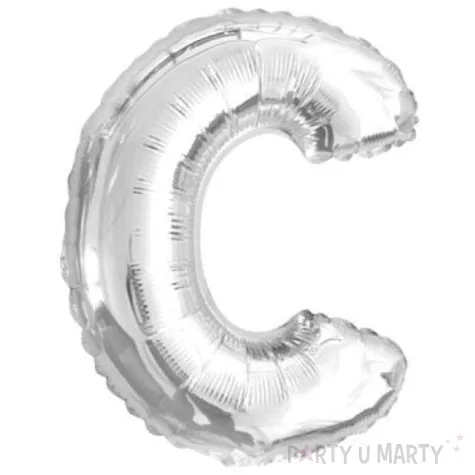 balon foliowy litera c srebrny oem 16 ltr