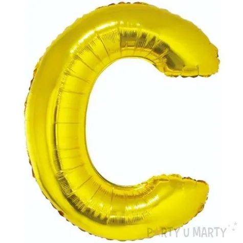 balon foliowy litera c zloty godan 32 ltr