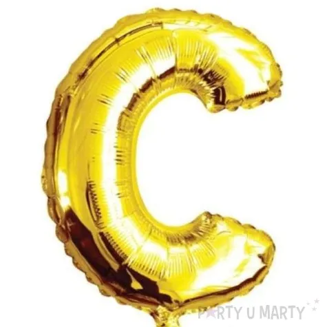 balon foliowy litera c zloty oem 16 ltr