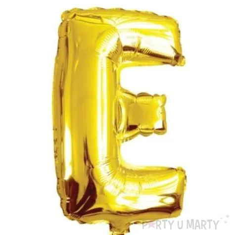 balon foliowy litera e zloty oem 16 ltr