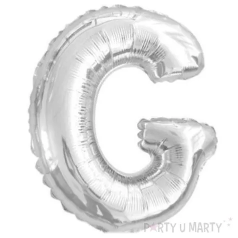 balon foliowy litera g srebrny oem 16 ltr
