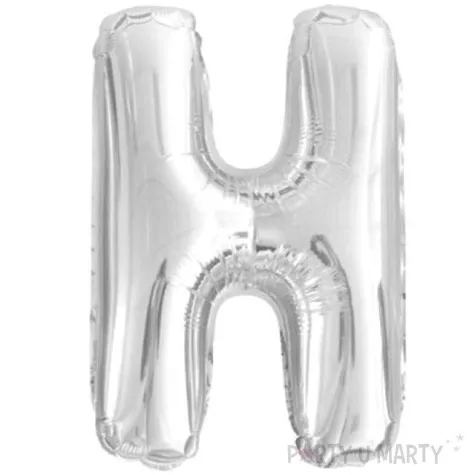 balon foliowy litera h srebrny oem 16 ltr
