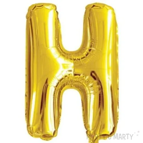 balon foliowy litera h zloty oem 16 ltr