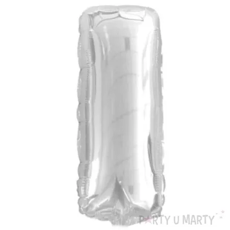 balon foliowy litera i srebrny oem 16 ltr