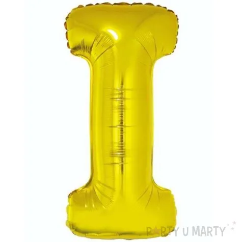 balon foliowy litera i zloty godan 32 ltr