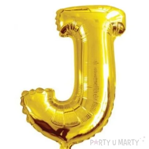 balon foliowy litera j zloty oem 16 ltr