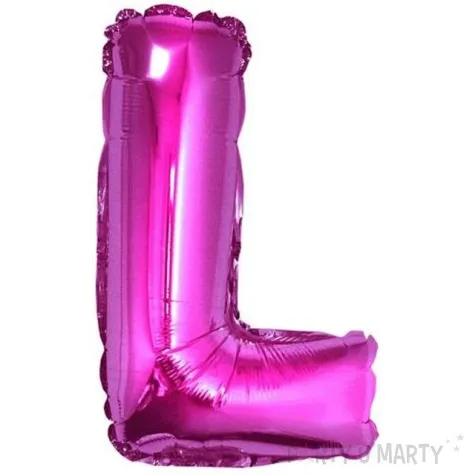 balon foliowy litera l rozowy godan 14 ltr