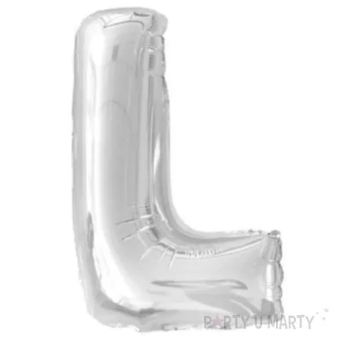 balon foliowy litera l srebrny oem 16 ltr
