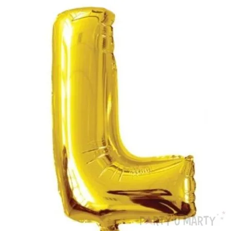balon foliowy litera l zloty oem 16 ltr