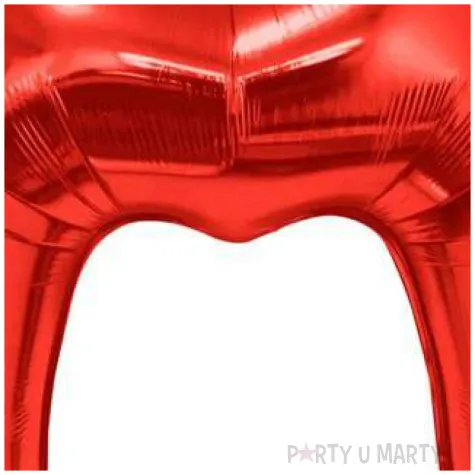 balon foliowy litera m czerwony funny fashion 40 ltr