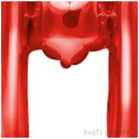 balon foliowy litera m czerwony partydeco 14 ltr
