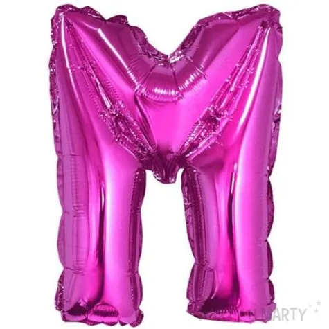 balon foliowy litera m rozowy godan 14 ltr