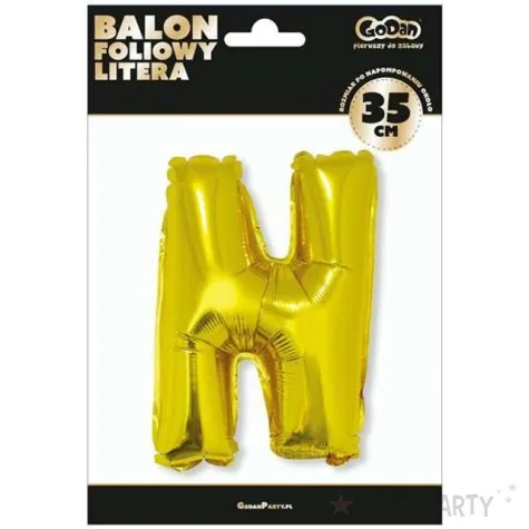 balon foliowy litera n 14 godan zloty