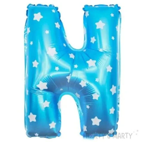 balon foliowy litera n 16 oem blekitny