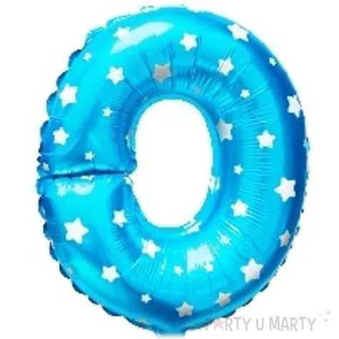 balon foliowy litera o 16 oem blekitny