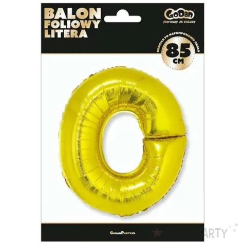 balon foliowy litera o 32 godan zloty