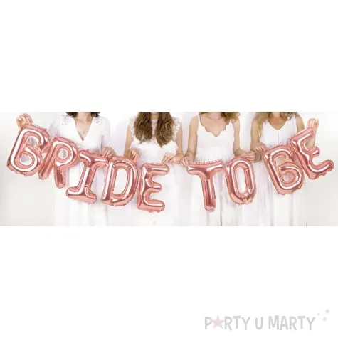 balon foliowy litera o rozowe zloto partydeco 14 ltr