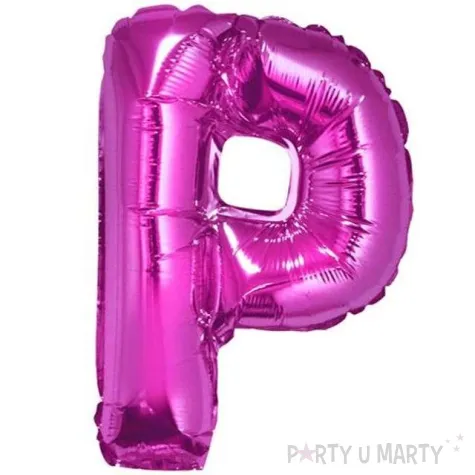 balon foliowy litera p 14 godan rozowy