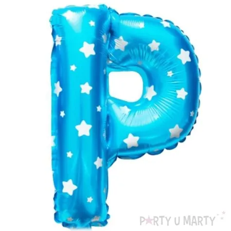balon foliowy litera p 16 oem blekitny