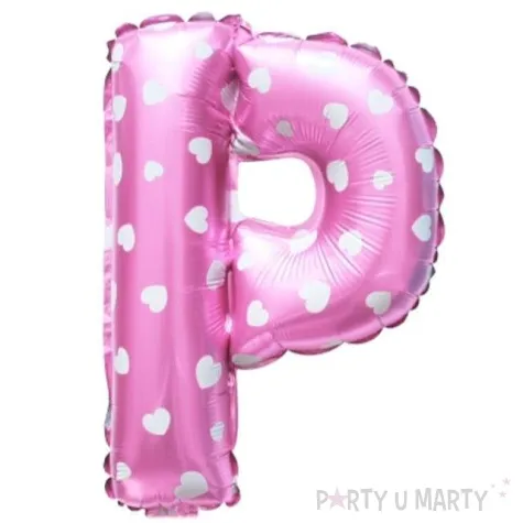 balon foliowy litera p 16 oem rozowy