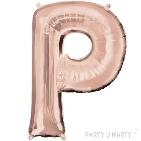 balon foliowy litera p 32 amscan szampanski