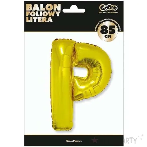 balon foliowy litera p 32 godan zloty