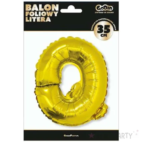 balon foliowy litera q 14 godan zloty
