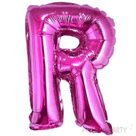 balon foliowy litera r 14 godan rozowy