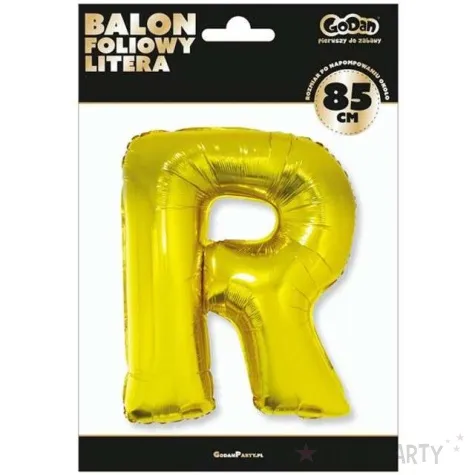 balon foliowy litera r 32 godan zloty