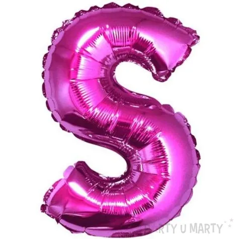 balon foliowy litera s 14 godan rozowy