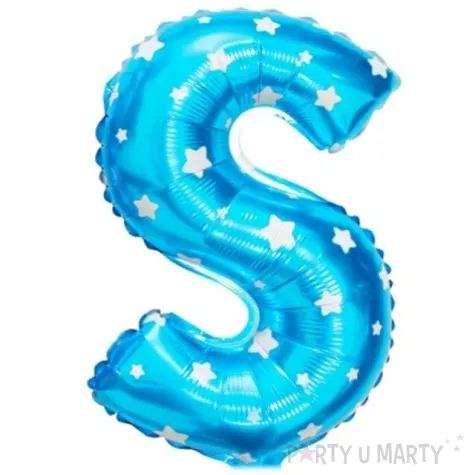 balon foliowy litera s 16 oem blekitny