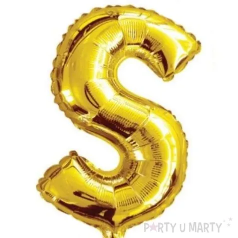 balon foliowy litera s 16 oem zloty
