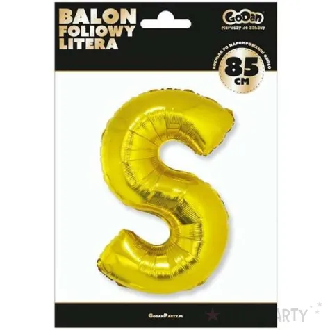 balon foliowy litera s 32 godan zloty