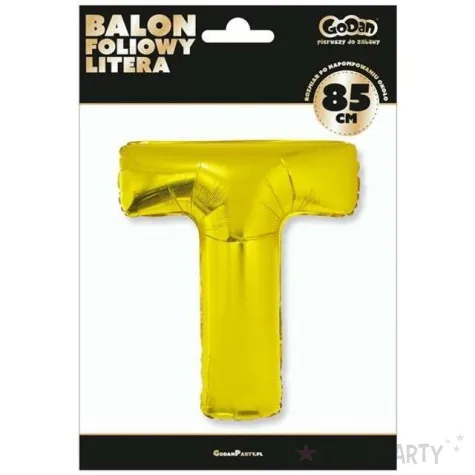 balon foliowy litera t 32 godan zloty