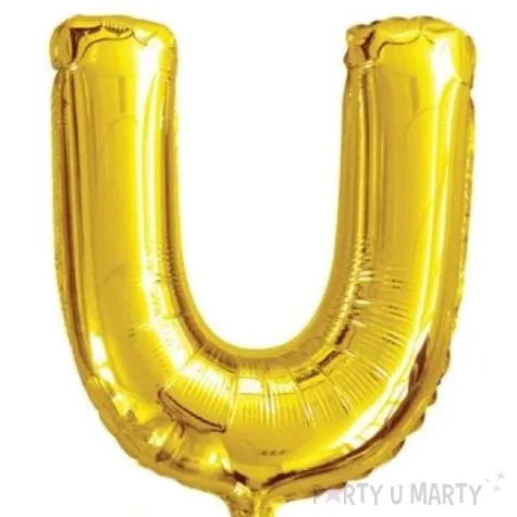 balon foliowy litera u 16 oem zloty