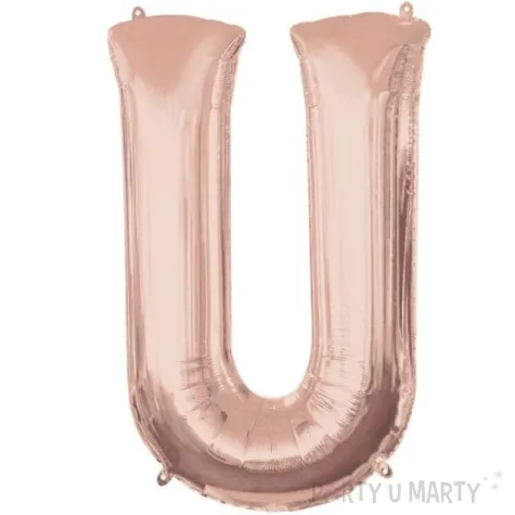balon foliowy litera u 32 amscan szampanski