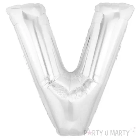 balon foliowy litera v 16 oem srebrny