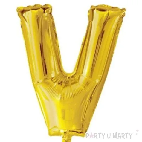 balon foliowy litera v 16 oem zloty
