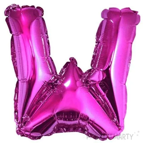 balon foliowy litera w 14 godan rozowy