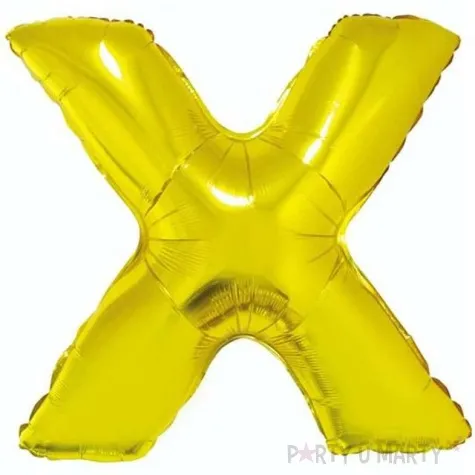 balon foliowy litera x 32 godan zloty