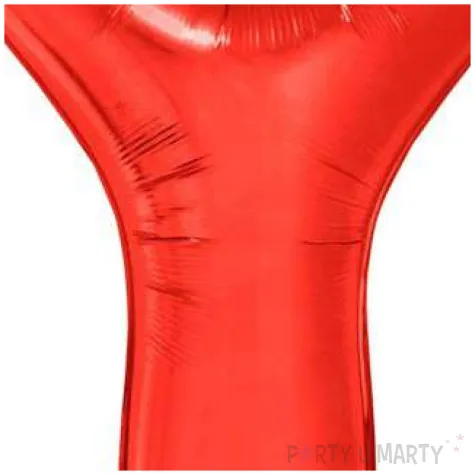 balon foliowy litera y czerwony funny fashion 40 ltr