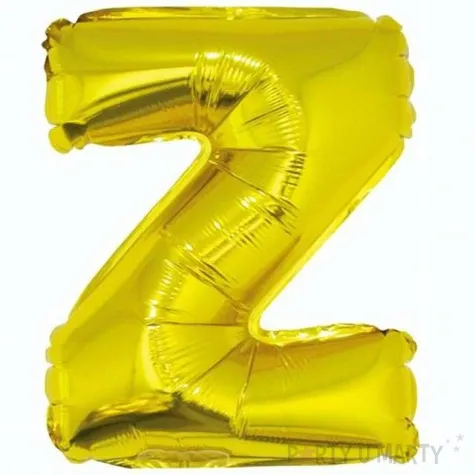 balon foliowy litera z 14 godan zloty