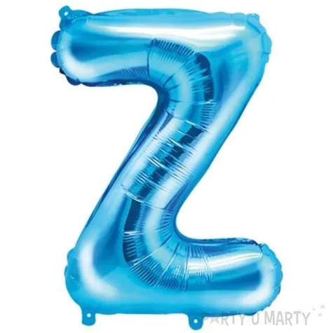 balon foliowy litera z 14 partydeco niebieski