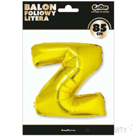 balon foliowy litera z 32 godan zloty