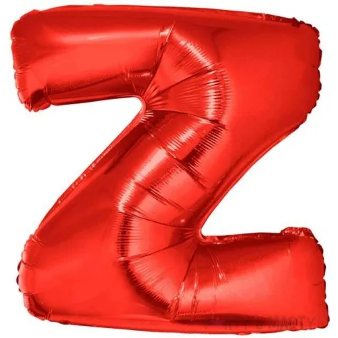 balon foliowy litera z czerwony funny fashion 40 ltr