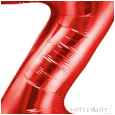 balon foliowy litera z czerwony partydeco 14 ltr