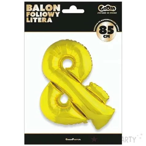 balon foliowy litera zloty godan 32 ltr