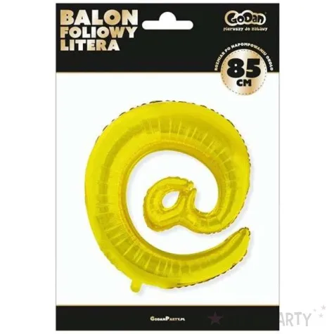 balon foliowy litera zloty godan 32 ltr